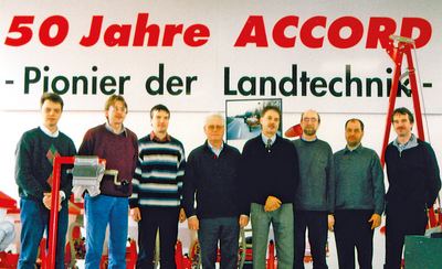 50 Jahre ACCORD – Pionier der Landtechnik, Soester Stadthalle, 15. Mai 1998.