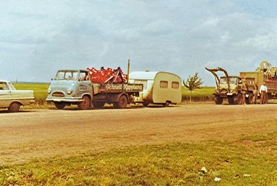 Ankunft am Messegelände in Moskau, Mai 1966.