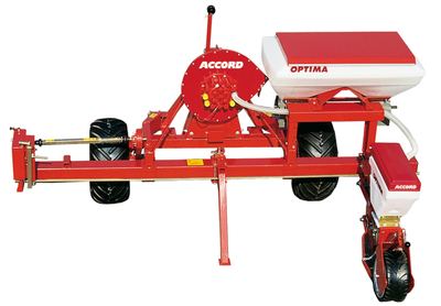 Die OPTIMA – pneumatische Einzelkornsämaschine für Grobsaaten.