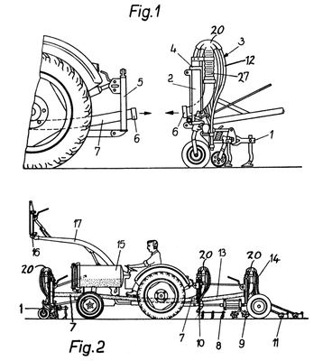 Aus dem britischen Patent Nr. 1 176 201, »A device for Distributing Agricultural Material«.