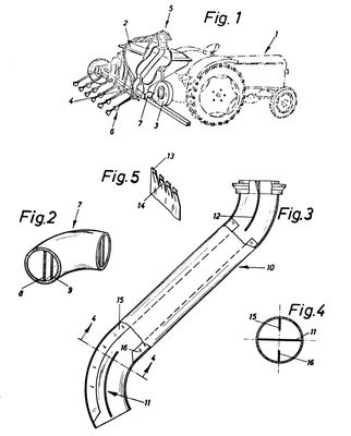 Britisches Patent Nr. 1 205 724: die senkrechte Injektorschleuse.