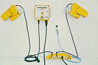 Der elektronische Schaltkasten FGS von 1980, entwickelt von Ferdinand Schumacher sen.