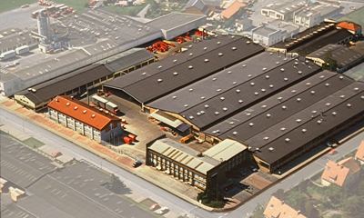Das Werk in Soest, 1997: rund 38.000 Quadratmeter entlang des Coesterwegs.